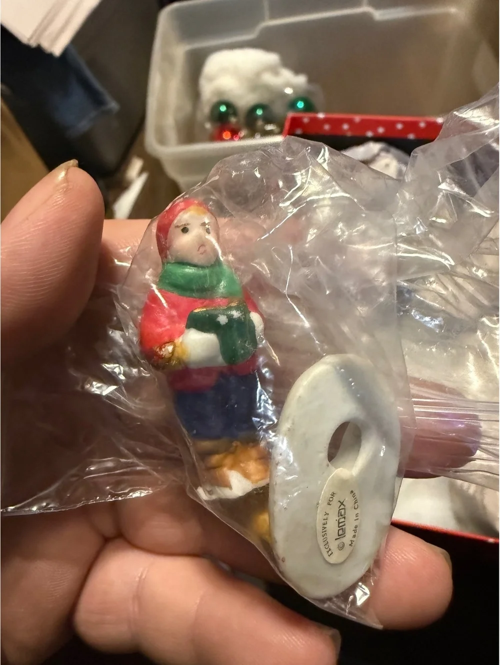 Lenox Porcelain Skater Figurine Christmas Decoration